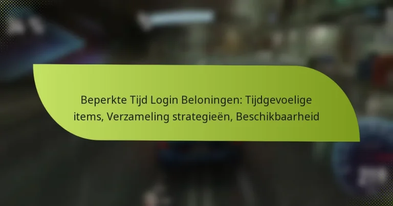 Beperkte Tijd Login Beloningen: Tijdgevoelige items, Verzameling strategieën, Beschikbaarheid