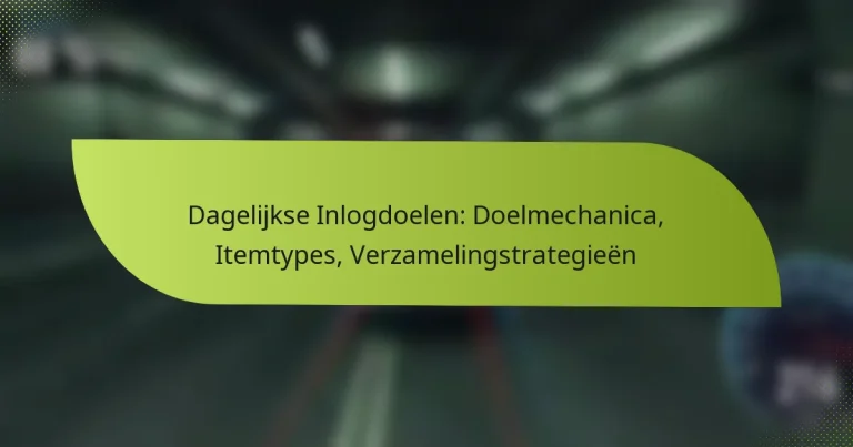 Dagelijkse Inlogdoelen: Doelmechanica, Itemtypes, Verzamelingstrategieën